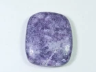 Natural Lepidolite Purple Crystal Designer Handmade Gemstone 30X35X07 MM