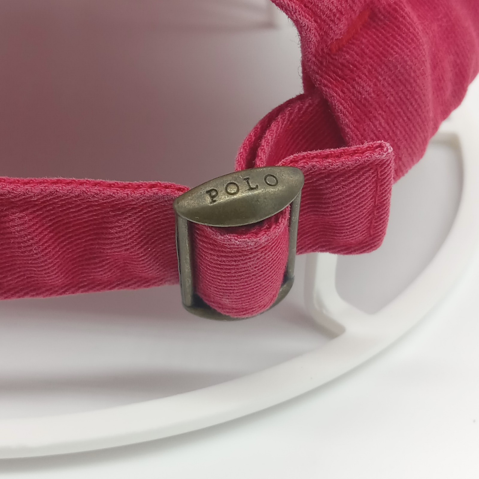 Cappello Berretto Baseball Polo Ralph Lauren Uomo Pony Sbiadito Vintage Rosso Cinghia Regolabile