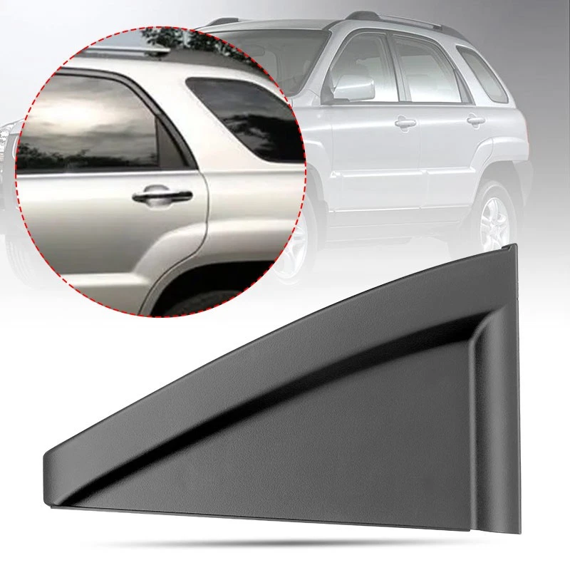 Puerta trasera ventana exterior Delta moldura moldura izquierda derecha para Kia Sportage 2005-10 Foto 4 de 4
