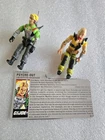 Vintage 1987 GI JOE Toy Lot of 2 Action Figures Taurus / Psyche-Out Hasbro