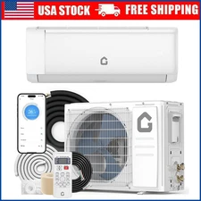 12000 BTU Ductless Mini Split 22 SEER Air Conditioner Heat Pump Inverter AC 110V