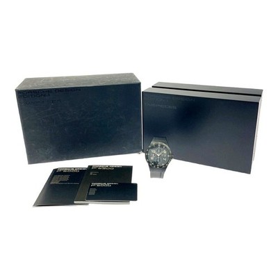 Used With Box Porsche Design P6341 Titanium Rubber Edition 1 Flat Six Automatic