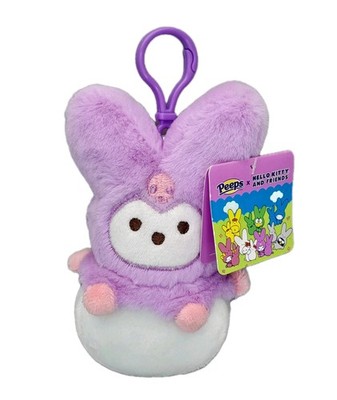 Peeps x Hello Kitty & Friends Kuromi Plush Backpack Clip 4.5'' NWT 2026