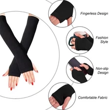 Winter Warm Long Sleeves Gloves Knit Arm Gloves Elbow Sleeve Winter Warm Mittens