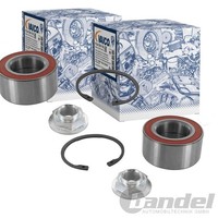 2X Vaico RADLAGER-SATZ Hinten Passend FüR Volvo 740 760 780 850 940 960 S70 S90