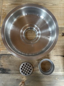 Vintage Stainless Steel Dairy Milk Strainer Farm Filter