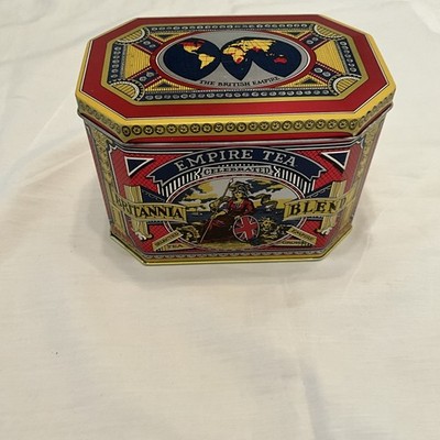 Vintage Huntley Boorne & Stevens Tin Genuine British Tinplate Biscuit/Tea Box