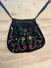 - Portugal Apron For Kitchen Or  Portuguese Fair Worker With Pockets 