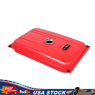 4-gallon Universal Generator Gas Fuel Tank W/ Chrome Cap Gauge Petcock Valve Red