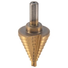 Step Drill Cone Drill Bits High Speed Steel 10 Steps 14 to 138 inch