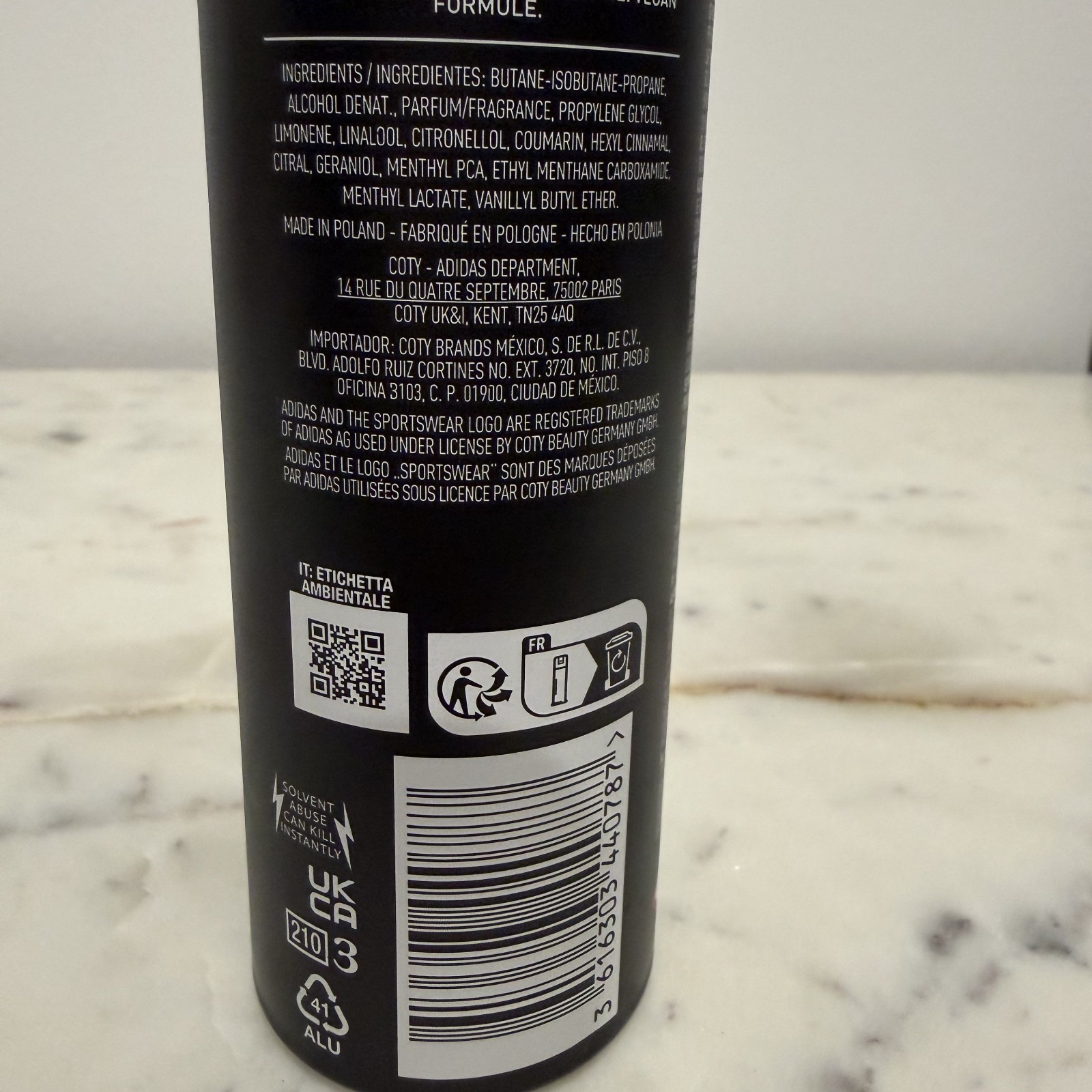 Adidas Ice Dive Body Spray 150ml
