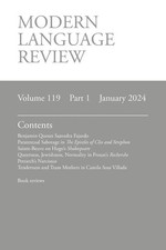 Lucy OMeara | Modern Language Review (119.1) ...