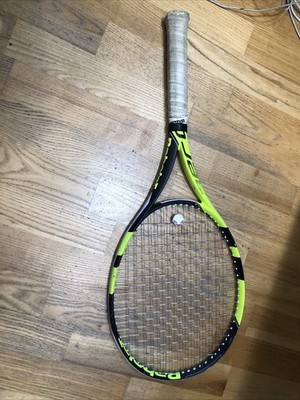 Babolat Pure Aero FSI Spin 4 1/4  Tennis Racquet Yellow/Black