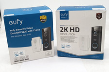 Eufy Security Video Doorbell Wireless S220 2K + Chime - T8210C + T8020 32GB New