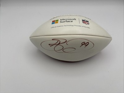 Brett Keisel Signed Microsoft Surface Mini Football   Steelers   Authentic