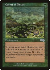 Carpet of Flowers #240 *Normal* (LP) - Urza's Saga MTG