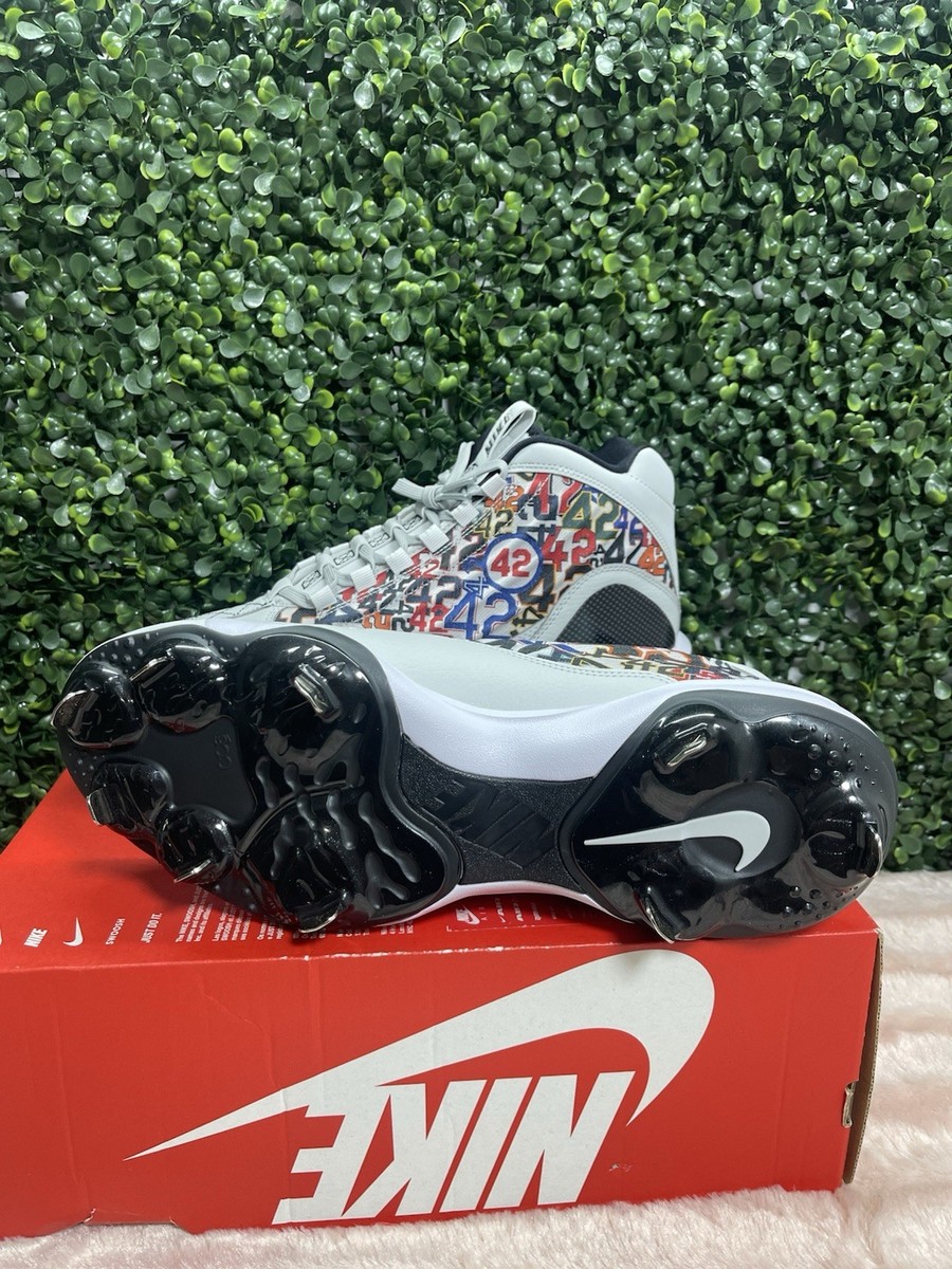 Nike Griffey 2 Baseball Cleats Mens Size 12 Jackie Robinson Day Metal HV6878-001 Nike Griffey 2 Metal Baseball Cleats Jackie Robinson Day  main image 3