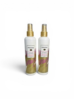 2 x Pantene Pro-V Natural Waves Texturizing Salt Hair Spray 8.5 Fl Oz Ea