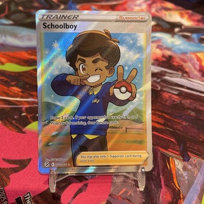 Pokémon Karte Schoolboy 261/264 Fusion Strike English 