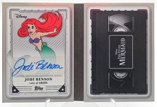 JODI BENSON ARIEL 2026 TOPPS DISNEY VAULT RETRO BLOCKBUSTERS AUTO /50 Q8134