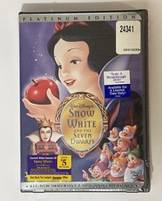 Walt Disneys Snow White And The Seven Dwarfs DVD Platinum Edition 2 Disc Set NEW
