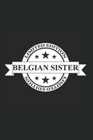 "Notizbuch 6X9\" Belgien Schwester 120 Seiten, A5, Schreibheft, Tagebuch"