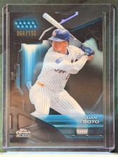 2026 Topps Chrome Black Juan Soto #6 Blue Refractor /150 Color Match