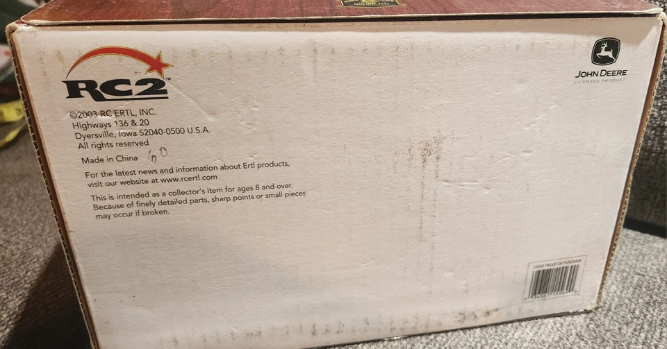 ERTL 2003, tractor John Deere modelo A con hombre, edición dorada, #15569A, 1/16, sin usar, en caja Foto 3 de 4