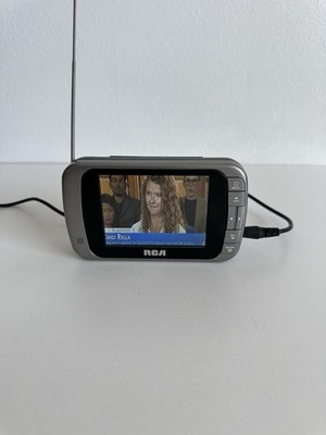 RCA 3.5  Portable LED Digital TV Handheld Tested Working w/ Power Adapter