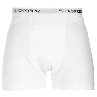 Slazenger Herren Cricket Boxershorts S-XL weiß mit Tasche für Bauchschutz Neu in OVP