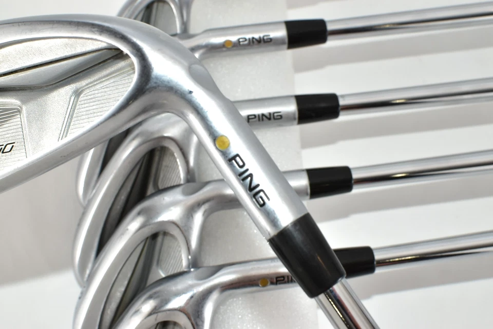 Ping i200 6p 5-6-7-8-9-W RH Gold Dot DG 105 R300 Regular Golf Iron Set Clubs - Image 2 of 4