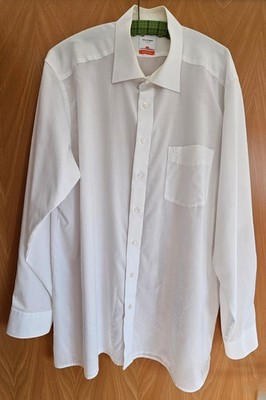 OLYMP Luxor Herrenhemd slim line Gr.45 17 3/4 weiß gebraucht guter Zustand