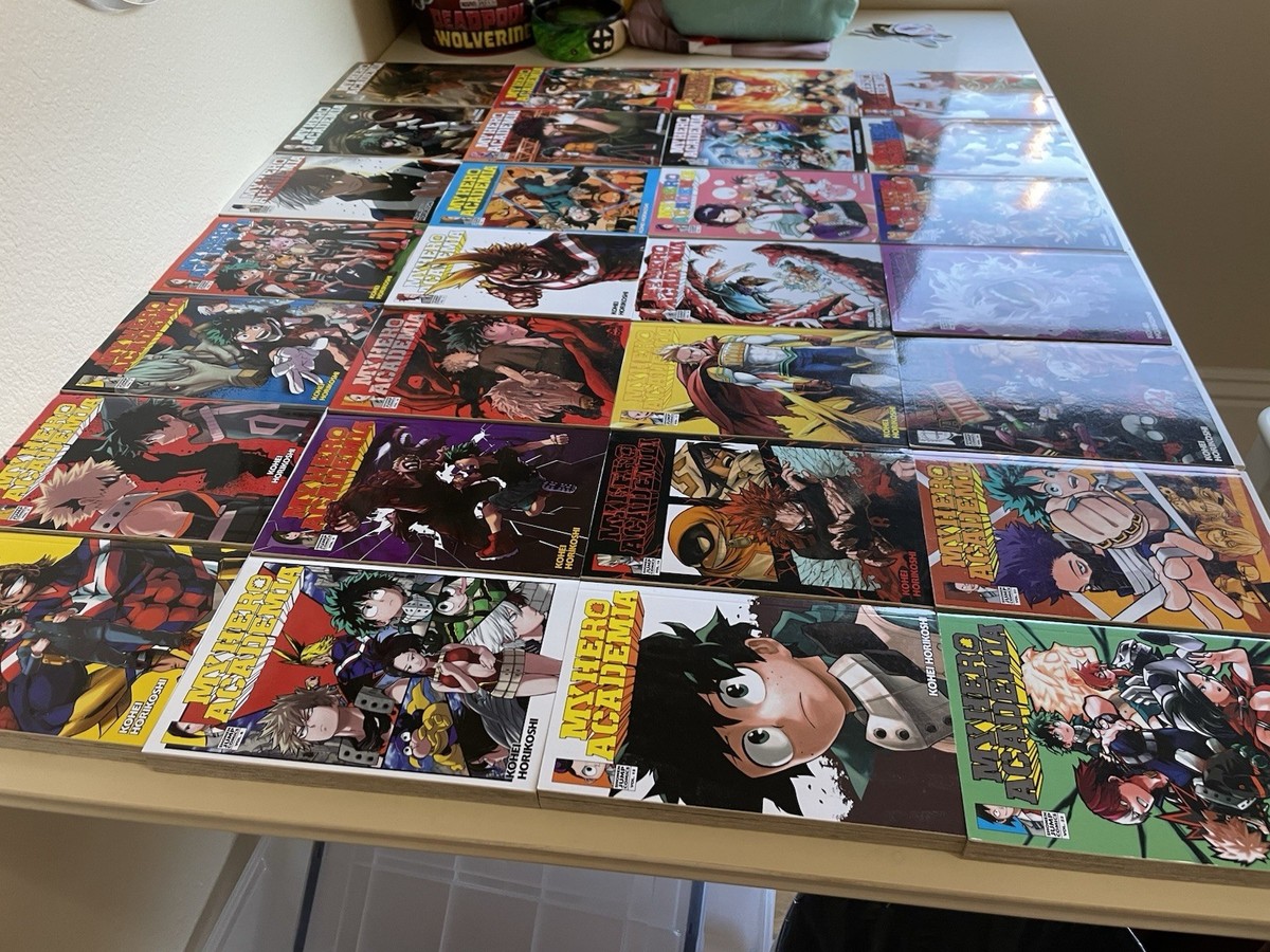 My Hero Academia Manga English Edition, Complete Set Volumes 1-28