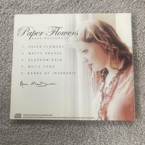 Anna Macdonald- Paper Flowers Cd VGC EP - Picture 2 of 4