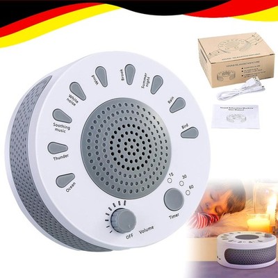 White Noise Machine mit 27 beruhigende Klänge für Sleep Schnuller Yoga USB