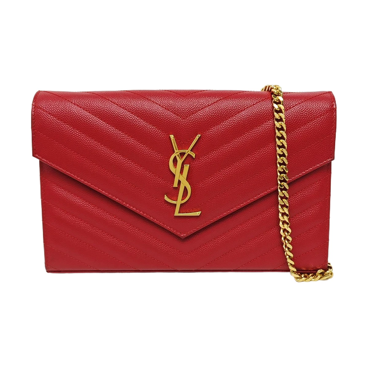 Saint Laurent Red Quilted Bags & Handbags for Women for sale | eBay
