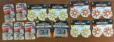 13 PACKS OF ASSOTED NAME BRAND HEARING AID BATTERIES *MUST SEE DESCRIPTION*