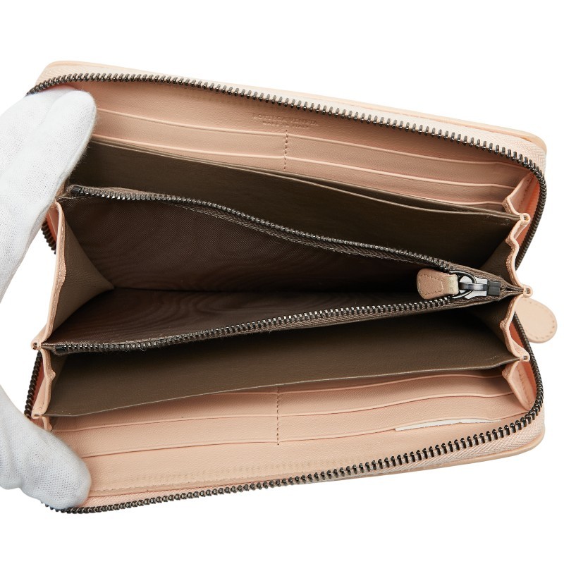 BOTTEGAVENETA INTRECCIATO Zip Around Purse Women 【Used】 thumbnail 6