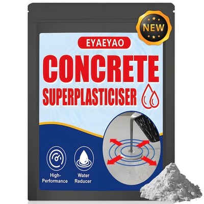 Concrete Super Plasticizer, Concrete Admixture, 8 Ounces High Range Water Red...