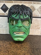 2008 Hasbro Marvel The Incredible Hulk Glow Mask Green Halloween AS IS