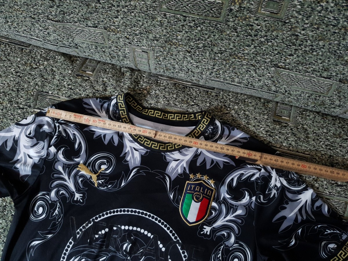 Puma Italy Versace Men T Shirt Soccer Jersey Football 2023 Puma Italy Versace Men T Shirt Soccer Jersey Football 2023