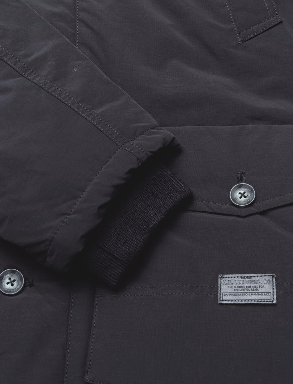 Lee Jeans Black Parka Coat Small RRP £224 BOX1 NN 03 image 4