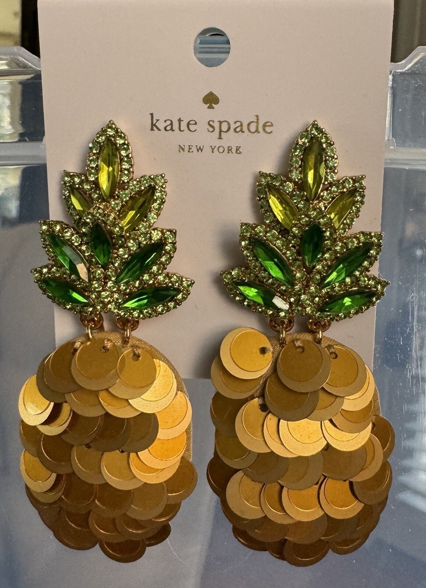 Pool Pineapple Pineapple Earrings Kate Spade Kate Spade By The