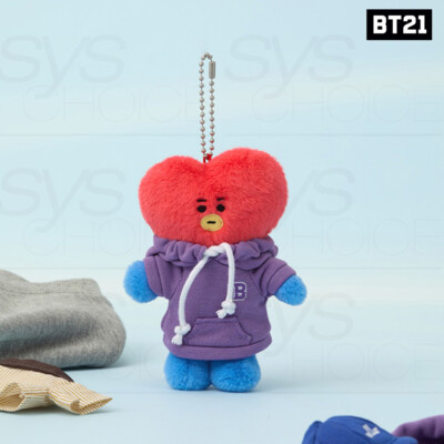 BTS BT21 Official Goods PETIT CLOSET PLUSH KEYRING + Tracking