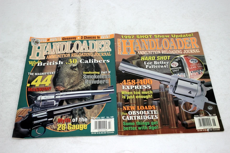 Vintage 1997 Handloader: The Journal of Ammunition... Complete Year - Lot of 6 Foto 3 de 4