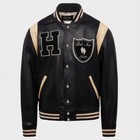 Homme + Femme Varsity Bel-Air Leather Jacket Size:X Large NEW MSRP $750
