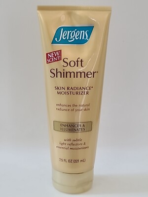 Jergens Soft Shimmer SKIN RADIANCE MOISTURIZER 7.5 oz 221ml NEW  NOT SEALED Disc
