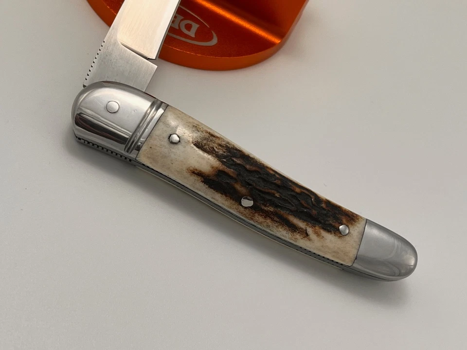 CUCHILLO PIE DE CORDERO SERPENTINO VINCENZO BALISTRERI PERSONALIZADO CIERVO RWL 34 TRABAJO EXQUISITO Foto 4 de 4