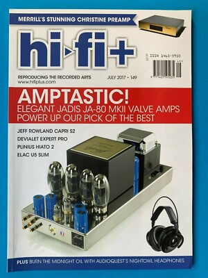 Hi-Fi+ Plus Magazine - July 2017 #149 - JADIS JA-80 MK II - PLINIUS HIATO