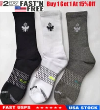 BOMBAS 3 Pairs Men's Women's All-Purpose Performance Calf Socks Size Large Size